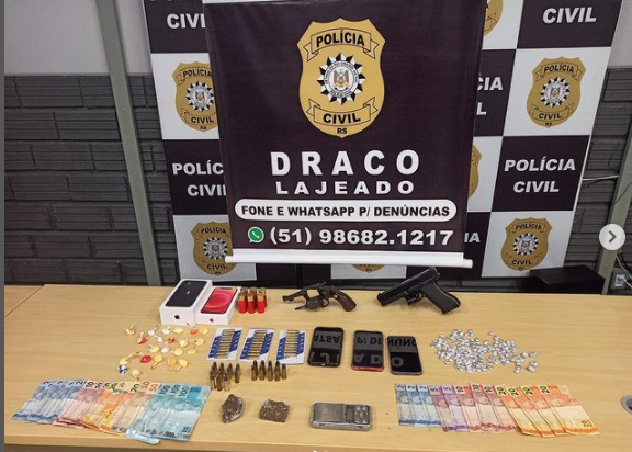 Trio é preso por tráfico de drogas em Lajeado