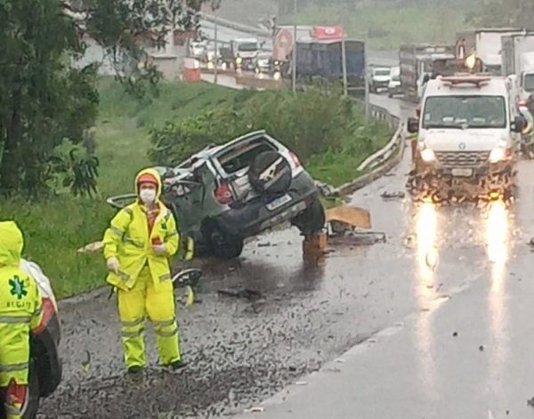Colisão frontal provoca morte na BR-386, em Marques de Souza