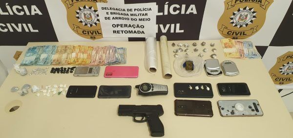 Quatro pessoas são presas em Arroio do Meio por tráfico de drogas