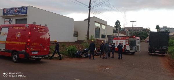 Colisão entre carro e moto deixa mulher ferida em Lajeado