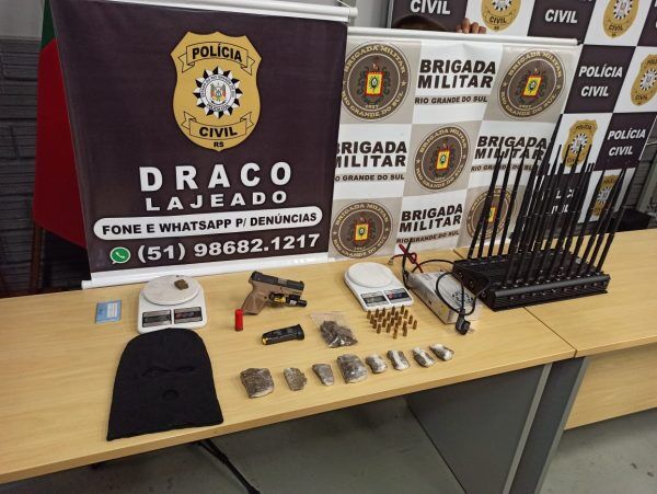 Homens são presos em Lajeado por tráfico de drogas