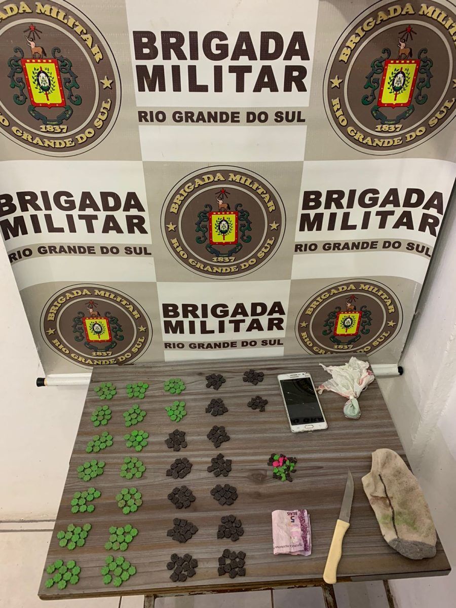 Homem é preso por tráfico de drogas em Estrela