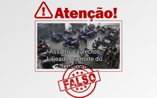 Vídeo de assalto na Valecross é falso