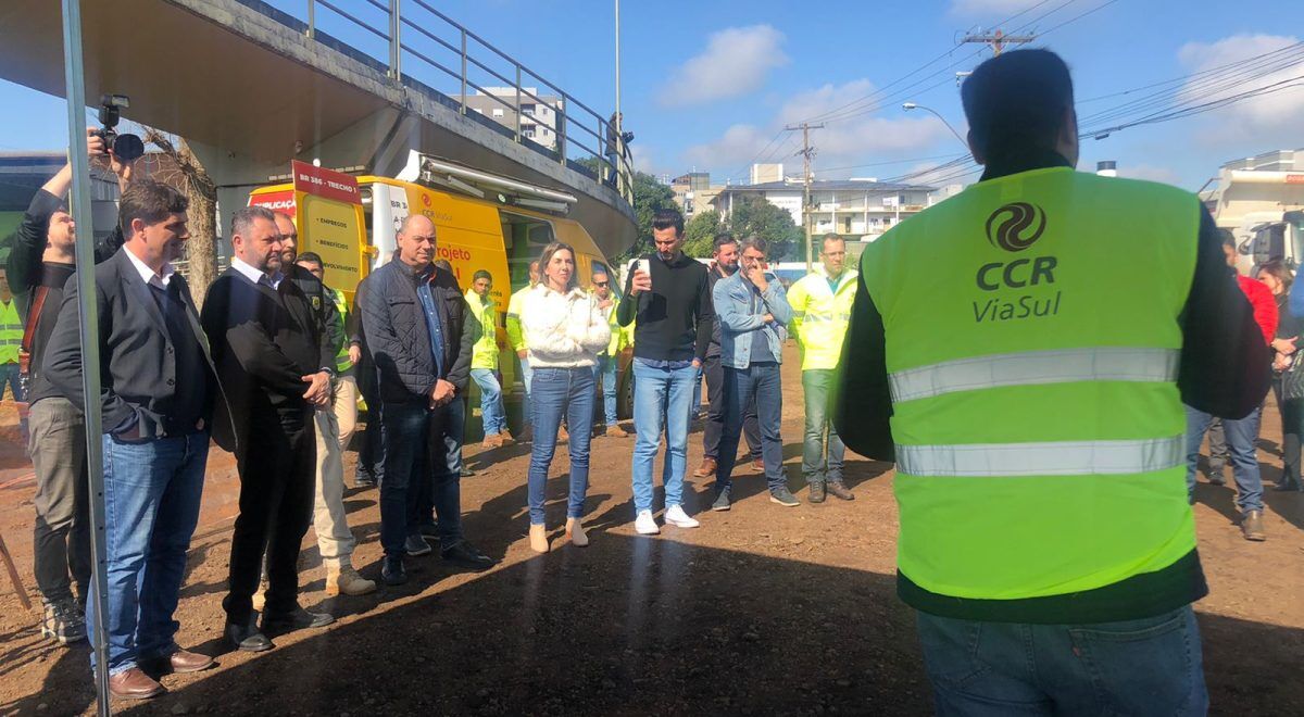 Ato marca início oficial das obras na BR-386, entre Lajeado e Estrela