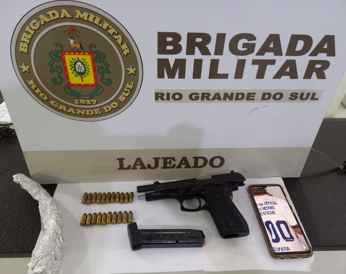Homem é preso por porte ilegal de arma de fogo em Lajeado
