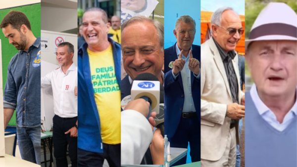 Candidatos ao governo do Estado vão às urnas