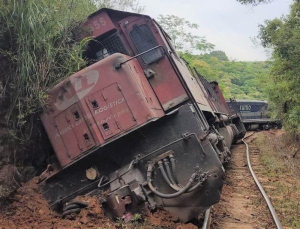 Trem descarrila entre Guaporé e Dois Lajeados
