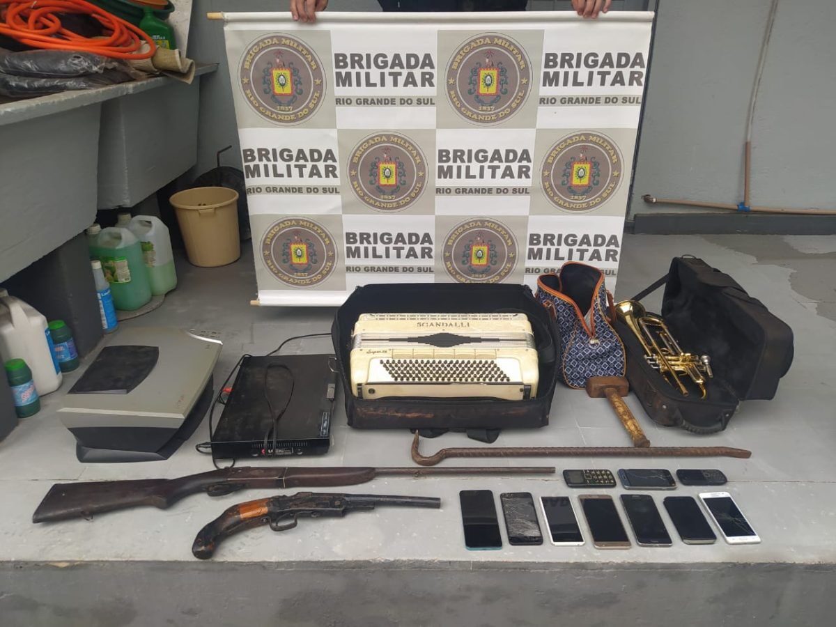 Quarteto é detido após roubos em Nova Bréscia e Capitão