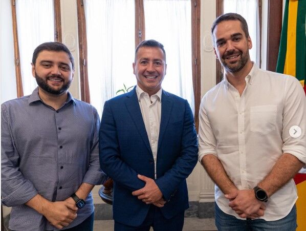 Leite anuncia Sandro Caron para a Secretaria da Segurança Pública