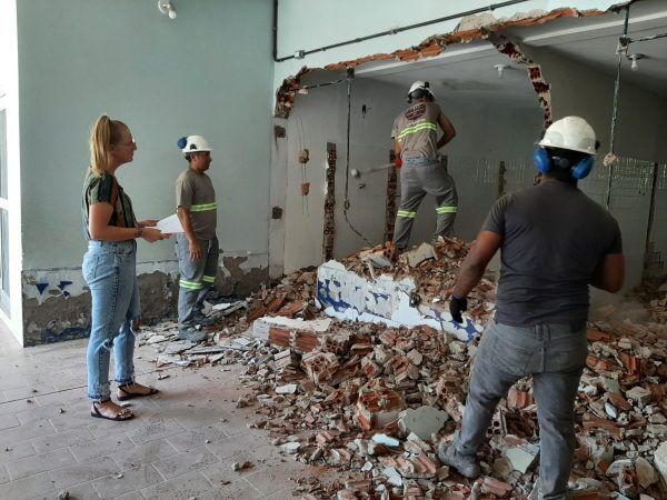 Imigrante amplia escola Santo Antônio