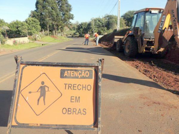 Município inicia obra de calçada no bairro São Gabriel