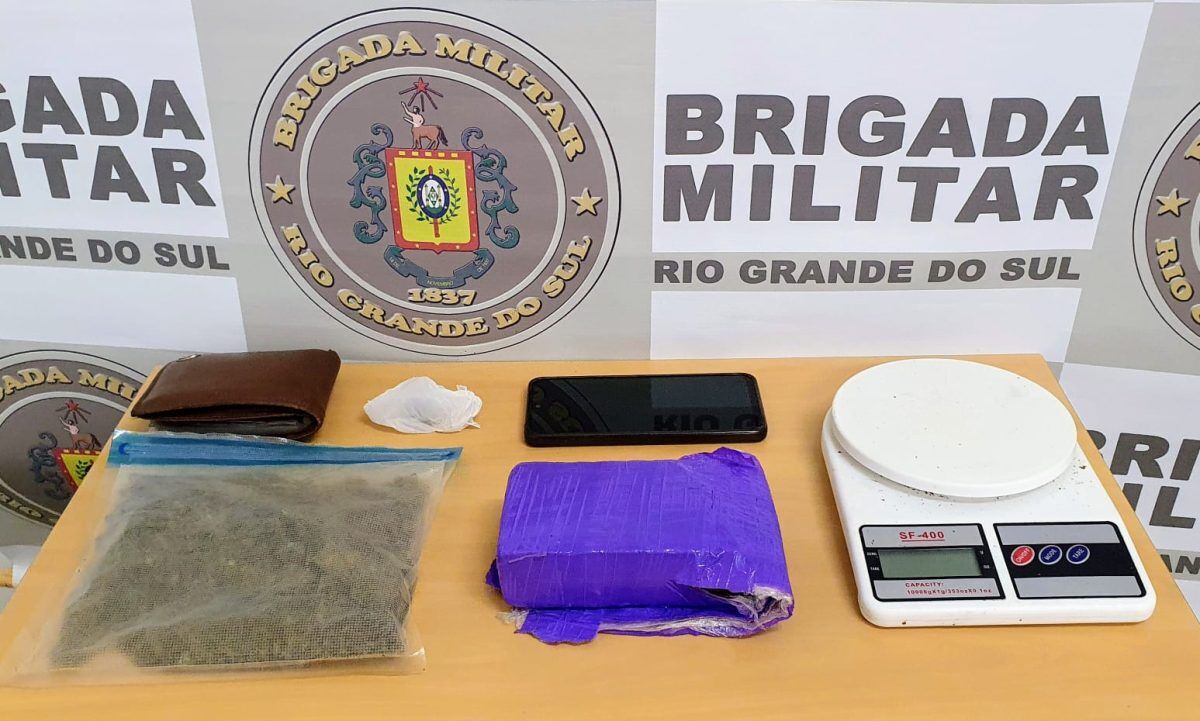 Jovem é preso por tráfico de drogas em Teutônia