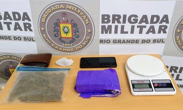 Jovem é preso por tráfico de drogas em Teutônia