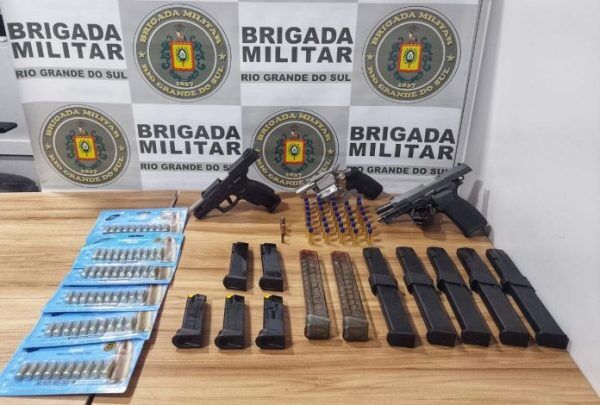 Indivíduo é preso com armas e munições em Venâncio Aires