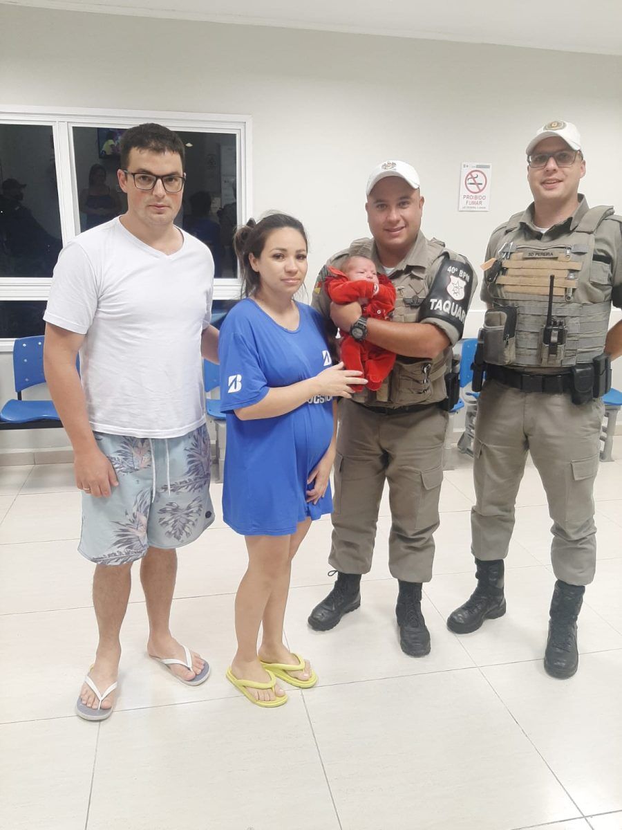 Brigada Militar salva bebê engasgado em Taquari