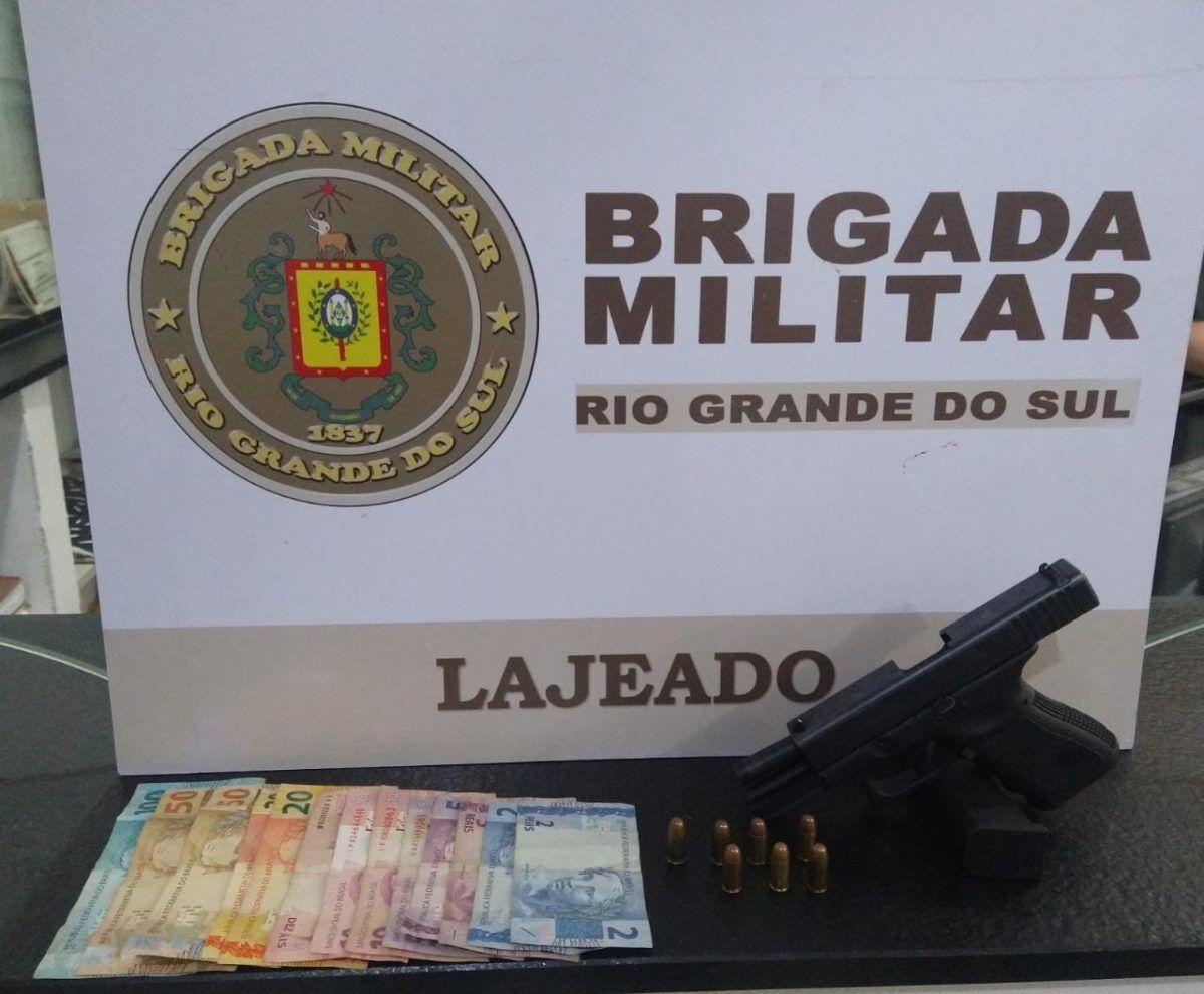 Homem é preso por porte ilegal de arma de fogo em Lajeado