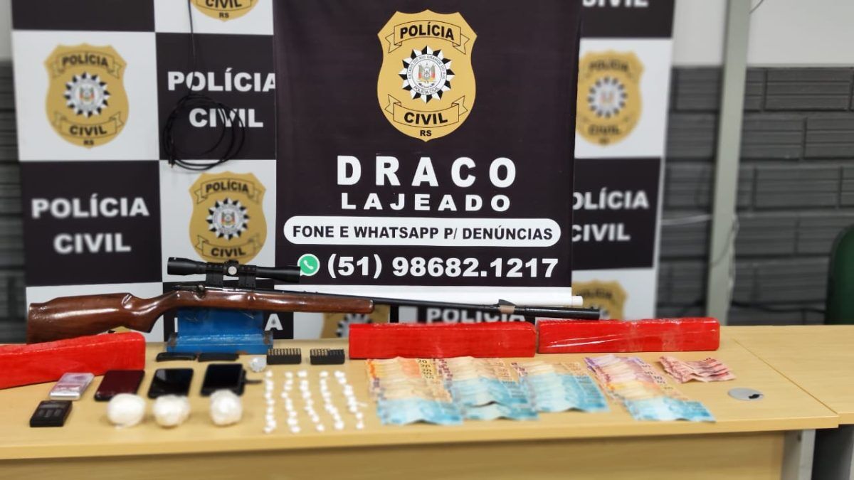 Casal é preso por tráfico em Lajeado