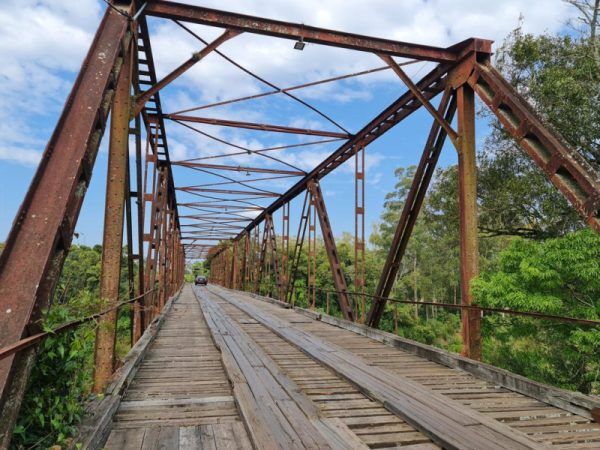 Manutenção causa bloqueio da Ponte de Ferro nesta quarta-feira