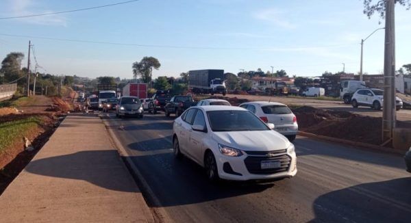 Obras de ampliação da ERS-130, em Lajeado, deixam fluxo lento