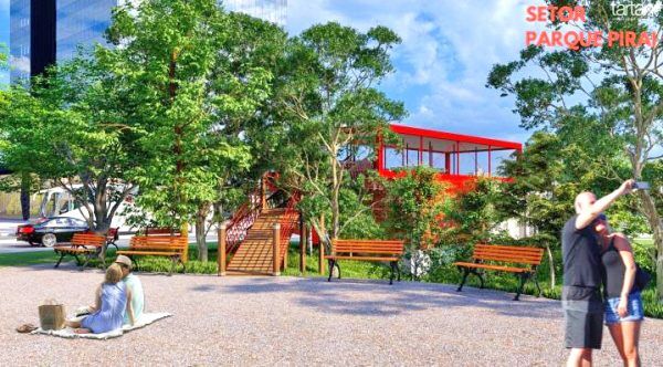 O prefeito dos parques e um busto para o Caumo