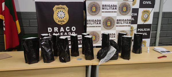 Dupla é presa com insumos para drogas em Lajeado