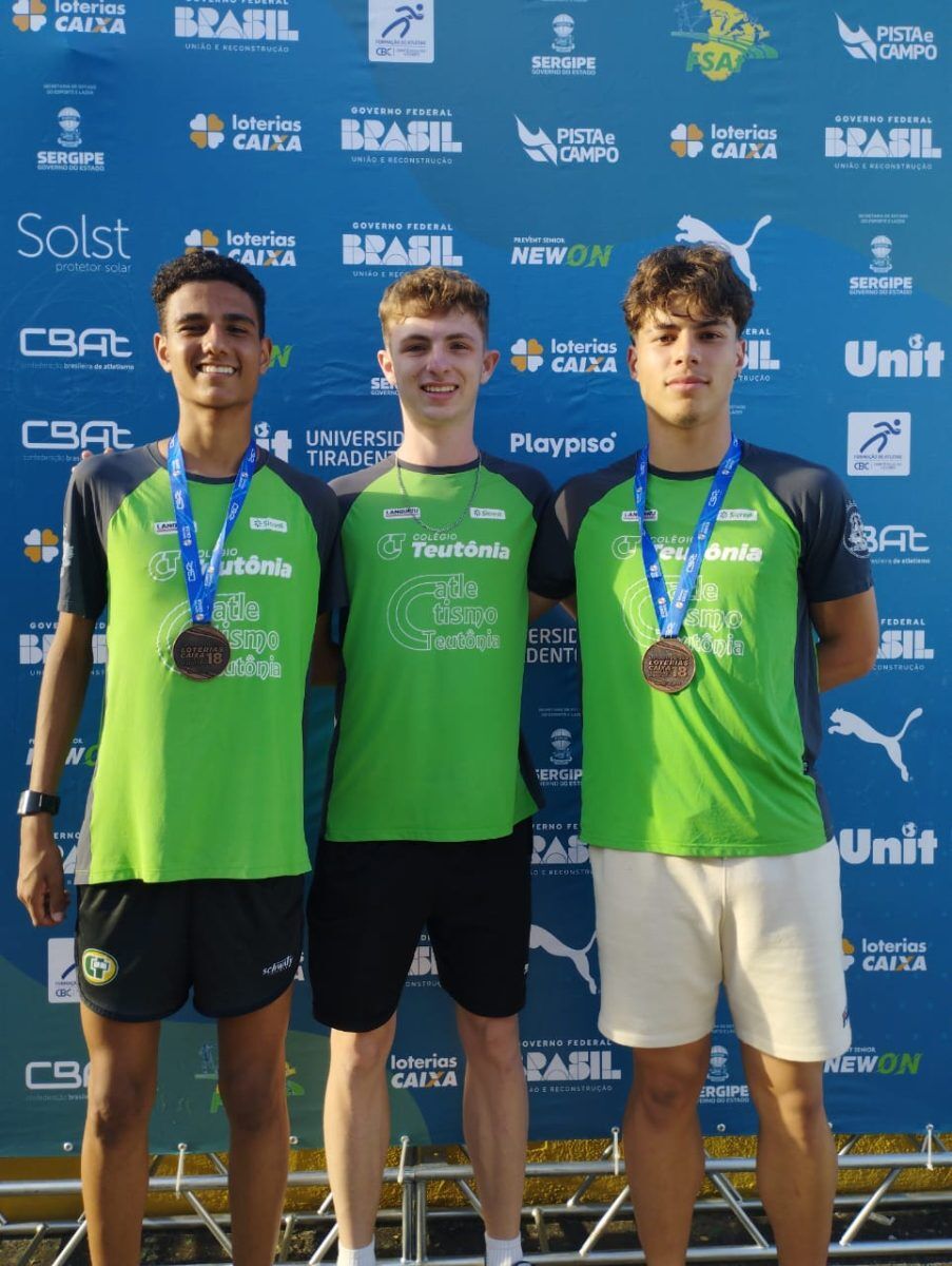 Atletas do Colégio Teutônia conquistam bronze no Brasileiro