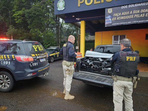 PRF prende traficantes na BR 386 em Marques de Sousa