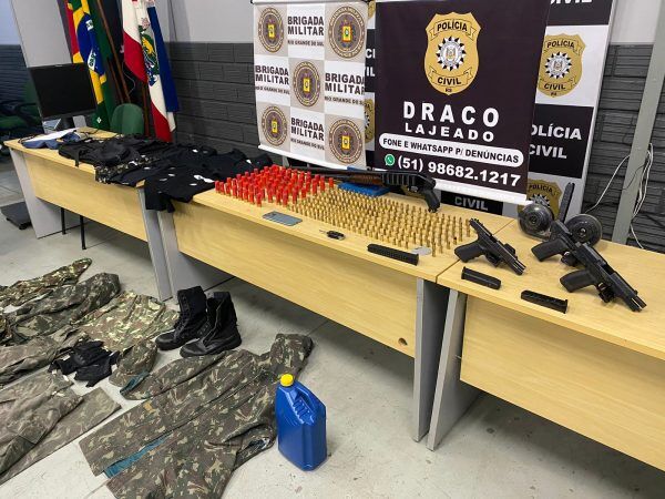 Ação conjunta prende jovem com armas em Lajeado