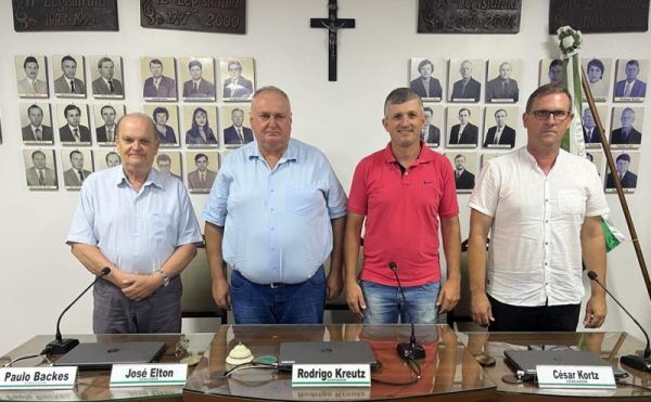 Rodrigo Kreutz preside câmara de Arroio do Meio em 2024