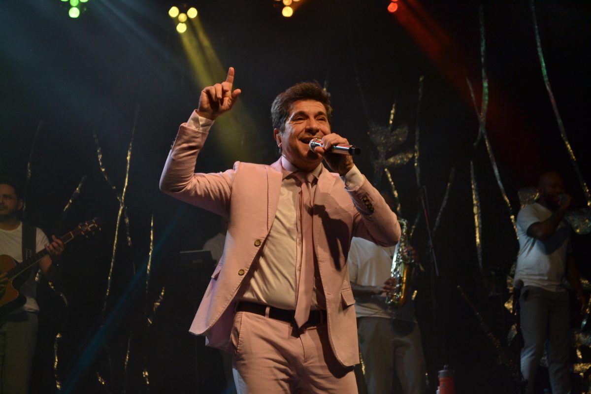 Show com cantor Daniel lota Lagoa Armênia, em Taquari