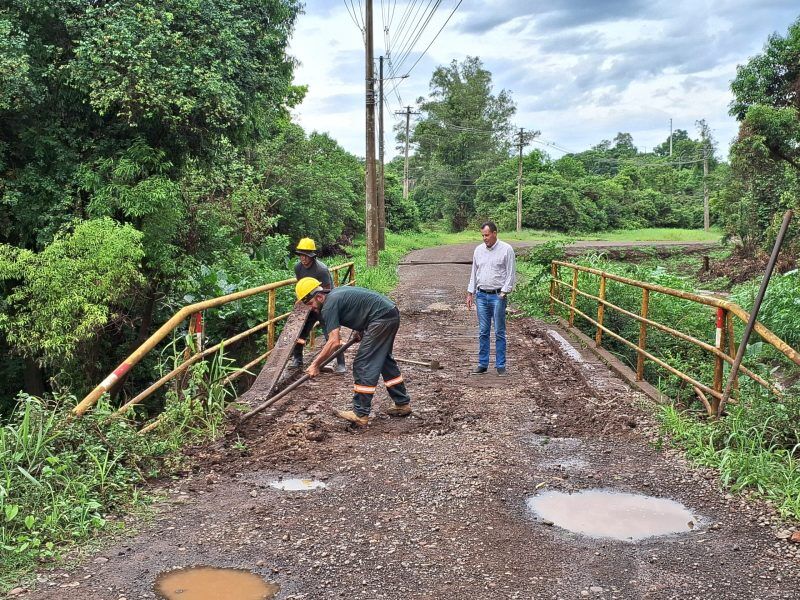 Obras da nova ponte dos Wünsch iniciaram nesta terça