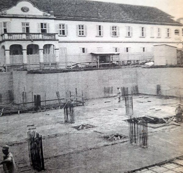 Obras no prédio do HBB