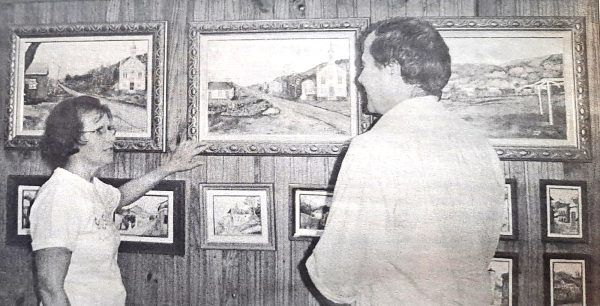 Na barbearia, uma exposição de arte