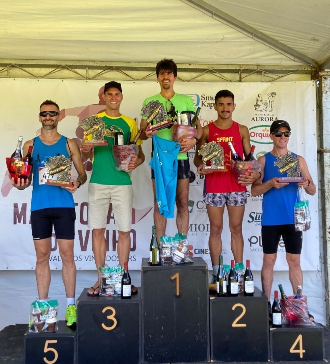 Atletas do Vale se destacam na Maratona do Vinho