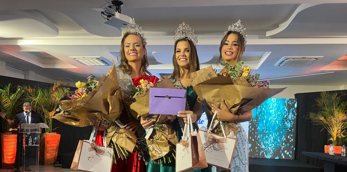 Tainá, Kailani e Vanessa formam a corte da Expovale 2024