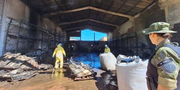 Empresa não possui licença para armazenar produtos químicos, diz Patram