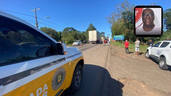 Ex-jogador profissional morre ao ser atingido por caminhão na RSC-453