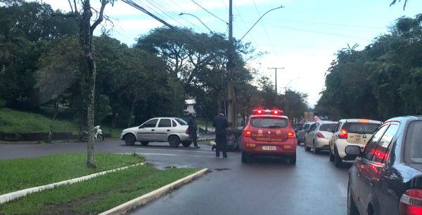 Acidente deixa motociclista ferida no Alto do Parque, em Lajeado
