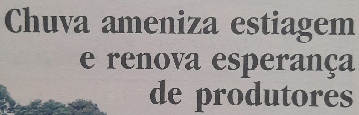 Há 20 anos, estiagem castigava o Vale