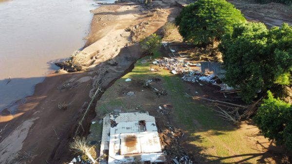 Camping da Pedra foi totalmente destruído