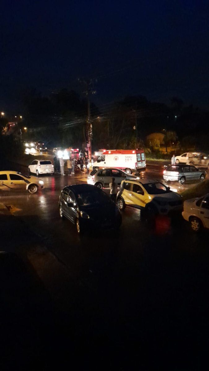 Motociclista fica ferido em acidente na ERS-413