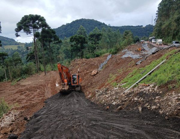 CCR inicia nova etapa de obra na BR-386, em Pouso Novo 