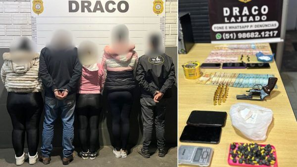 Polícia prende cinco traficantes em esquema de tele-entrega