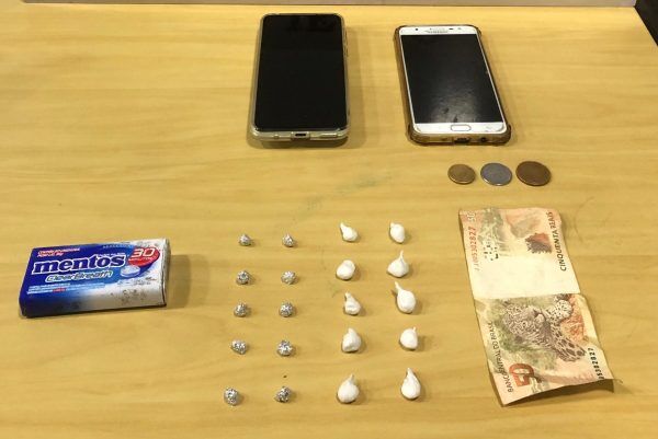 Brigada Militar prende dupla suspeita de tráfico de drogas