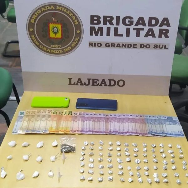 Duas pessoas são presas por tráfico de drogas em Lajeado