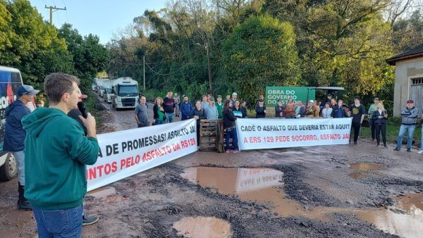 Manifestação na ERS-129 é adiada