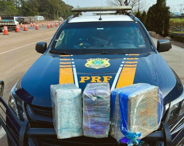 Jovem é preso com 32 quilos de maconha na BR-386, em Lajeado