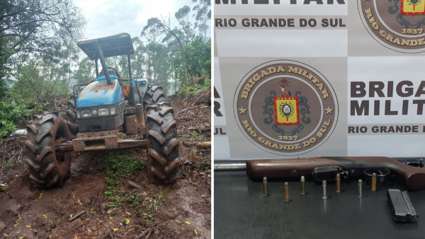 Homens são presos por receptação de veículo e posse ilegal de arma