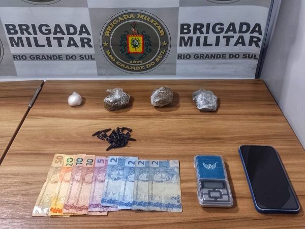 Menor é apreendido com maconha e cocaína em Venâncio Aires