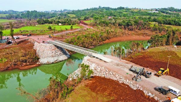 Brasrede transmite ao vivo fluxo na “Ponte do Exército”